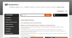 Desktop Screenshot of internetprintshop.nl